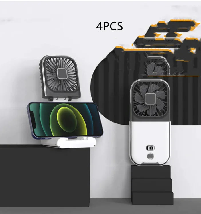 TRUST MERCH - Mini Portable Neck & Hand Fan